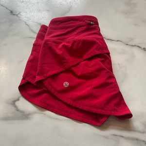 Red lululemon speed ups